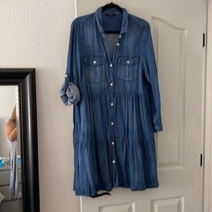 Denim dress